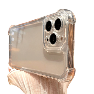 Acrylic กรณีถุงลมนิรภัย For Iphone 14 Pro Max 11 12 13 7 8 Plus X Xs SE 2020 13promax 14promax 7plus 8plus 14promax เคส
