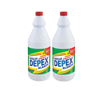 น้ำยาซักผ้าขาวมาเล Depex สูตรเข้มข้น 500 ml. (1ขวด)แท้ น้ำยาขจัดคราบบนผ้า คราบรา คราบสกปรก