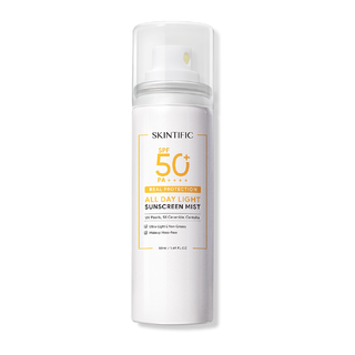 SKINTIFIC ออลเดย์ไลท์ สเปรย์กันแดด กันแดด SPF50+ PA++++ 50ml/120ml sunscreen spray