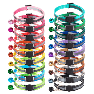ปลอกคอแมวนิรภัย สะท้อนแสง ปลอก ปลอกคอสุนัข Safety Collar for Small Breed