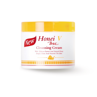 HONEI V BSC CLEANSING CREAM 100g. คลีนซิ่งครีม เช็ดเครื่องสำอางและสามารถทำความสะอาดผิวหน้าได้อย่างล้ำลึก