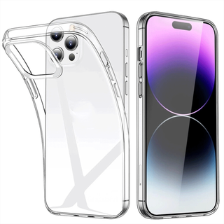 แฟชั่น บางเฉียบ เคสใสสำหรับ iPhone 13 12 11 14 15 Pro XS Max XR X 8 7 Plus SE อ่อนนุ่ม TPU ซิลิโคนโปร่งใสปกหลัง