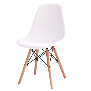 เก้าอี้ เอนกประสงค์ Modern Chair เก้าอี้โมเดิร์น สีขาว มินิมอล Furniture รุ่น C - 1618 (White)
