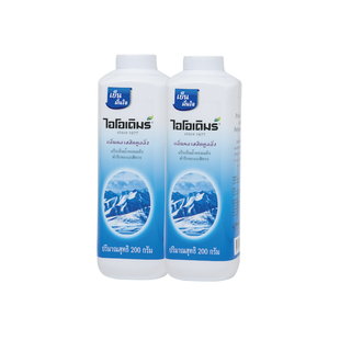 IODERM แป้งเย็นไอโอเดิมร์ สูตรคลาสสิกคูลลิ่ง Classic Cooling 200 กรัม แพคคู่