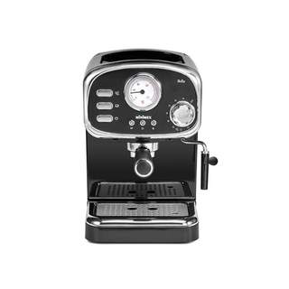 โปรโมชั่น : MiniMex เครื่องชงกาแฟ Bella รุ่น MBL1-BL สีดำ ดีไซน์ Modern Retro มาพร้อมก้านเป่าฟองนม Coffee Machine รับประกัน 1 ปี