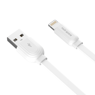 โปรโมชั่น : rock space S5 Quick Charge Cable สายชาร์จ Micro USB  L to USB 3Aการออกแบบยืดหยุ่น ไม่พันกัน วัสดุซิลิกาเจล