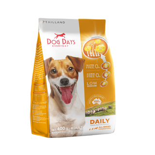Dog Days อาหารสุนัขรสเนื้อแกะ (400 กรัม) super premium สูตรลดขนร่วงโดยเฉพาะ โซเดียมต่ำ
