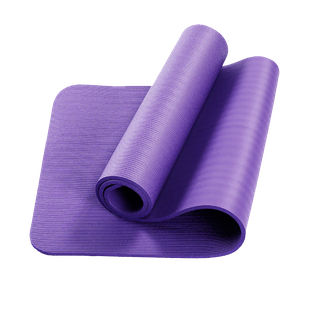 โปรโมชั่น : ฟรีเชือกโยคะ เสื่อโยคะ แผ่นรองโยคะ NBR Yoga mat หนา 1015 มิล กันลื่น กันน้ำ ลดเสียงรบกวน