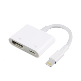 โปรโมชั่น : Digital AV Adapter HDMI Cable Convert สำหรับ l-phone for ไลนิง pad tv HD ต่อออกทีวี ต่อออกจอคอม ออกทีวี ต่อทีวี