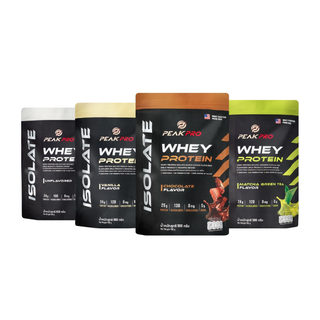 โปรโมชั่น : PeakPro Whey Protein Isolate 900g เวย์โปรตีน ไอโซเลท ไม่เติมน้ำตาล สร้างกล้ามเนื้อ