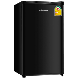 (ใช้โค้ดลดเพิ่ม 100) Worldtech ตู้เย็นเล็ก 3.3 คิว รุ่น WT-RF101 ตู้เย็นขนาดเล็ก ตู้เย็น 1 ประตู ความจุ 92 ลิตร ตู้แช่ ตู้เย็น ประหยัดไฟเบอร์ 5 (ผ่อนชำระ 0%) รับประกัน 3 ปี