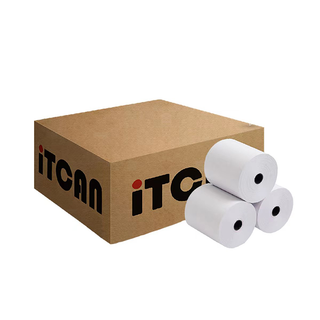 【ถูกสุด】กระดาษปริ้นบิล 80x80 mm 50 ม้วน กระดาษความร้อน 80*80 บิลใบเสร็จ Bill Receipt Paper iTCAN