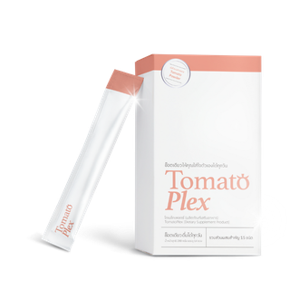 [2 กล่อง] Tomato Plex โทเมโทเพลกซ์ วิตามินผิวต้านอนุมูลอิสระ เพื่อผิวโกลว์ใส (ผลิตภัณฑ์เสริมอาหาร) กล่องละ 14 ซอง