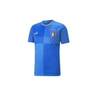PUMA FOOTBALL - เสื้อชายจำลองจากเสื้อชุดเหย้าของทีมอิตาลี ฤดูกาล 22/23 สีฟ้า - APP - 76564301