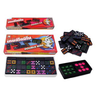 METOYS โดมิโน่ กล่องใหญ่ 55ชิ้น กล่องเล็ก 28ชิ้น Domino โดมิโน เกมโดมิโน่