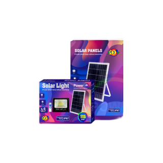 โปรโมชั่น : ไฟโซล่าเซล 55w 75w 200w 300w 450w Solar Light LED แสงสีเหลือง โซล่าเซลล์ 0 ค่าไฟฟ้า สปอตไลท์ รับประกันห1ปี