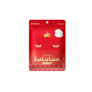 (ซอง 7 แผ่น) LuLuLun Premium Tochigi Strawberry Face mask ลูลูลูน แผ่นมาส์กหน้า สูตรผิวกระจ่างใส ลดหน้ามัน สตอเบอร์รี่ เมืองโทชิกิ