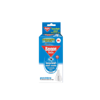 Baygon Liquid Electric Mosquito Repellent Odorless Refill 30nightsไบกอนไล่ยุงไฟฟ้าชนิดน้ำไร้สารแต่งกลิ่น 30คืน ชนิดรีฟิล
