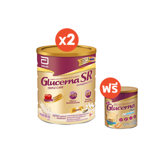 โปรโมชั่น : 2 แถม 1 ธัญพืช Glucerna SR กลูเซอนา เอสอาร์ วานิลลา 850gx2 ฟรี ธัญพืช 400g Glucerna SR Vanilla 850gx2 Free Wheat 400g