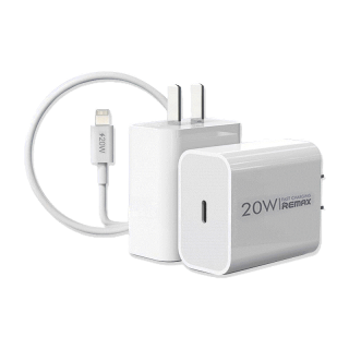 REMAX RP U97 PD20W ชุดชาร์จเร็วสำหรับไอโฟ รองรับ iP ซีรีส์ทั้งหมด การรับประกัน 1 ปี