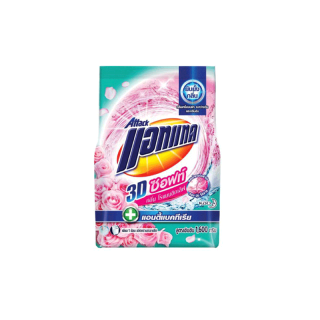 แอทแทค 3D ซอฟท์ โรแมนติก เลิฟ ผงซักฟอก สูตรเข้มข้น1600 G Attack 3D Soft Romantic Love Powder Detergent 1600G