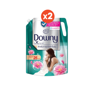 Downy XL ดาวน์นี่ ตากในที่ร่ม น้ำยาปรับผ้านุ่ม สูตรเข้มข้นพิเศษ แบบเติม 2.1 ลิตร x2