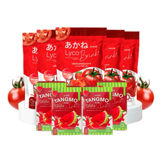 {5แถม4/3แถมกลูต้า ] AkaneLycoBrink อากาเนะ ไลโคบริ้ง✨ 5ห่อ 150ซอง แถมกลูต้าวิตซี