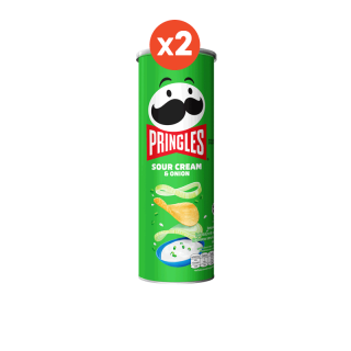 [2กระป๋อง &เลือกรสได้] Pringles พริงเกิลส์ มันฝรั่งทอดกรอบ 97-102 ก. X2