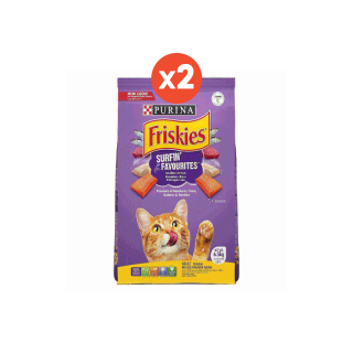 [ลด 30% โค้ด WOW66] FRISKIES Surfin Turfin ฟริสกี้ส์ ปลาทูน่า และซาร์ดีน 6.5กก x2