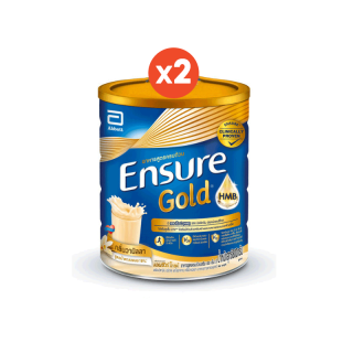 [ส่งฟรี] Ensure Gold เอนชัวร์ โกลด์ กลิ่นวานิลลา 800g 2 กระป๋อง Ensure Gold Vanilla 800g x2