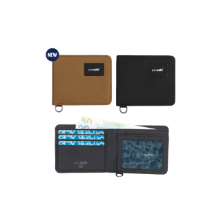 (กรอกโค้ด JAN24BG11 ลดเพิ่ม10%)Pacsafe RFIDsafe bifold wallet กระเป๋าสตางค์ กระเป๋ากันขโมย