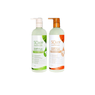 โปรโมชั่น : SClear แชมพูอาบน้ำสุนัข และ แมว สูตรอ่อนโยน สารสกัดจากธรรมชาติ Made Of Natural Ingredients
