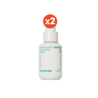 [ของแถม 7-11 ก.ย.] innisfree Green tea seed serum 80ml อินนิสฟรี กรีนที เซรั่ม 80 มล. แพ็คคู่ Pre skin serum for moisturizing and hydration เซรั่มเติมความชุ่มชื้น