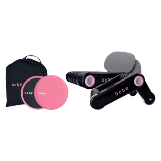 [กรอกโค้ด BBFTMAR ลด130฿] bebe Fit Routine Easy Fit : 2in1 Roller x Handles + Slide Pad