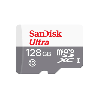 SanDisk Ultra Micro SD Card Class10 128GB SDXC 100MB/s (SDSQUNR-128G-GN6MN) เมมโมรี่ โทรศัพท์ แท็บเล็ต ประกันSynnex 7 ปี TF Card