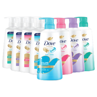 Dove Micellar Shampoo 380 + Conditioner 380ml โดฟ แชมพูและครีมนวดผม