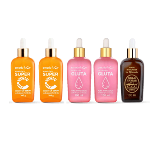 โปรโมชั่น : Amado Face Serum 5 ขวด แบบคละสูตร 100mlขวด ตัวเลือก