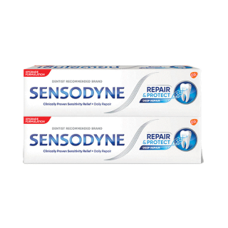 [เลือกสูตรได้] SENSODYNE TOOTHPASTE 100G X 2 CLINICALLY PROVEN TO RELIEVE SENSITIVITY เซ็นโซดายน์ ยาสีฟัน 100 กรัม แพ็ค 2 พิสูจน์ทางการคลินิกแล้วว่าช่วยลดอาการเสียวฟัน