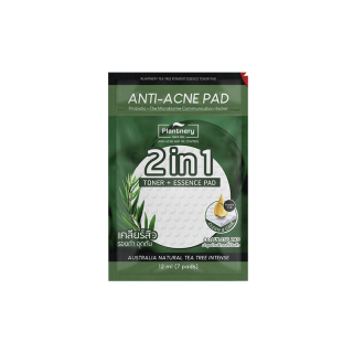 [ลดทันที 40 กรอกโค้ด SG7H6B3D]Plantnery Tea Tree Ferment Essence Toner Pad [หนึ่งซองบรรจุ7แผ่น] แผ่นเช็ดสิวเซลลูโลส