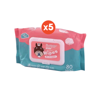 YIWUSHOP ปลีก/ส่ง ทิชชู่เปียก5&10ชิ้น/แพ็ค กระดาษเปียก Baby Wipes กระดาษทิชชู่เปียก สูตรน้ำบริสุทธิ์