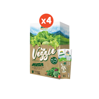 Veggie ทั้งหมด 4 กล่อง (กล่องละ 10 ซอง) 12g./ซอง ผงผักรวม 30 ชนิด