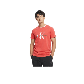 Calvin Klein เสื้อยืดผู้ชาย ทรง Regular สีแดง รุ่น J320770 XL6