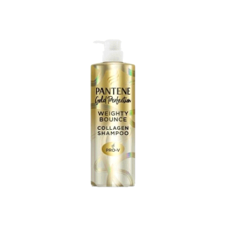 Pantene แพนทีนโกลด์ แชมพู สูตรผมเด้งมีน้ำหนัก 530 มล. Pantene Gold Perfection Weighty Bounce Shampoo 530 ml