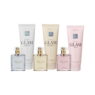 MADAME FIN โปรโมชั่นเซ็ตน้ำหอมมาดามฟินรุ่นใหม่ GLAM 3 ขวด แถมโลชั่นGLAM 3 หลอด รับประกันสินค้าจากบริษัทของแท้100%