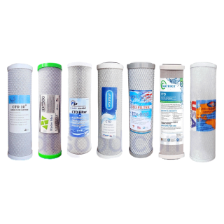ไส้กรองน้ำ คาร์บอนบล็อค Carbon Block CTO 10 นิ้ว (1 ชิ้น) ไส้กรอง คาร์บอน Unipure iFresh Hydromax Omnipure USA Matrikx