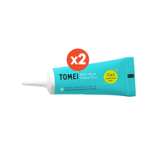 [ลด10% โค้ด JE93QZ4] Tomei Anti-Acne Cream Plus 9 g. X2 ครีมแต้มสิว แพ็ค 2 ชิ้น