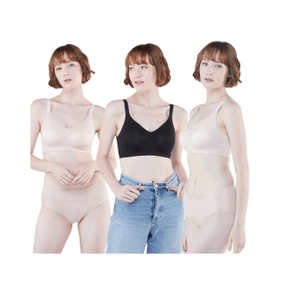 Wacoal Smart Size Go Girls Jelly Bra บราไร้โครงวาโก้ แพ็ค 3 ชิ้น รุ่น WB3Y28/WB3328 คละสี