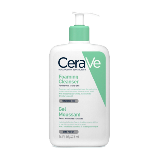 โปรโมชั่น : เซราวี CERAVE Foaming Cleanser โฟมทำความสะอาดผิวหน้าและผิวกายสำหรับผิวมัน 473ml