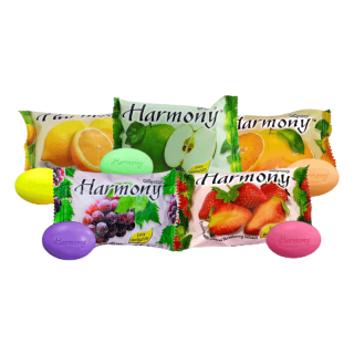 🫧Harmony Soap สบู่ฮาร์โมนี่ สารสกัดจากผลไม้ มีส่วนผสมของAHA กลิ่นหอม อุดมไปด้วยวิตามิน เพื่อผิวเนียนนุ่มน่าสัมผัส