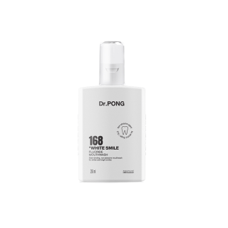 Dr.PONG 168 White smile fluoride mouthwash น้ำยาบ้วนปากเพื่อฟันขาวขึ้นอย่างเป็นธรรมชาติ